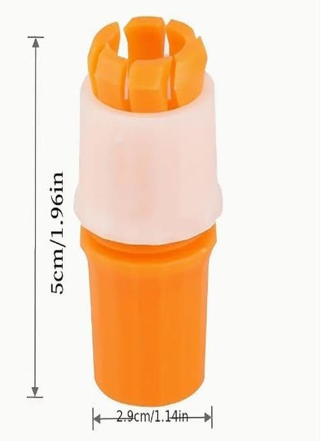 SHOPECOM وصلة أنابيب SHOPECOM، وصلة خرطوم الحديقة، وصلة سريعة لأنابيب المياه، وصلة خرطوم مياه بلاستيكية، وصلة سريعة الفك لأنابيب المياه العالمية لتركيب خرطوم الحديقة (قطعتان) - Image 3